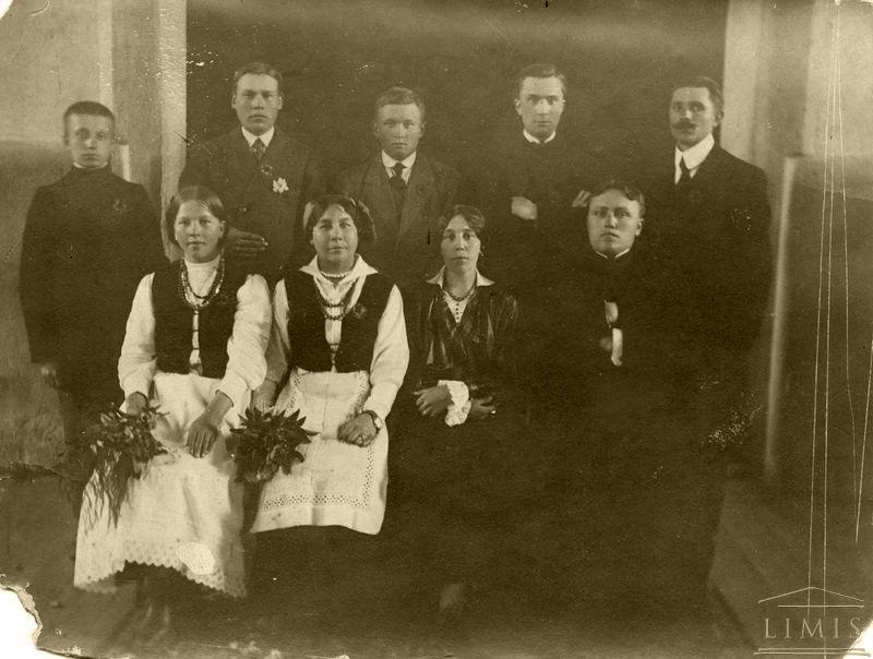 1918 m. Vilkijos teatro aktoriai