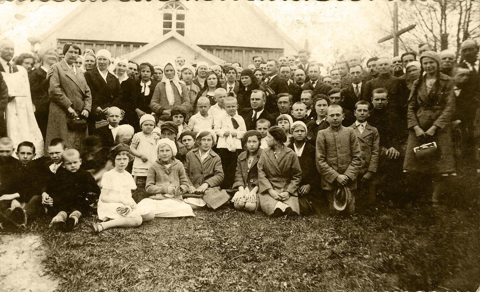 Krūvandų koplytėlė. 1932 m.