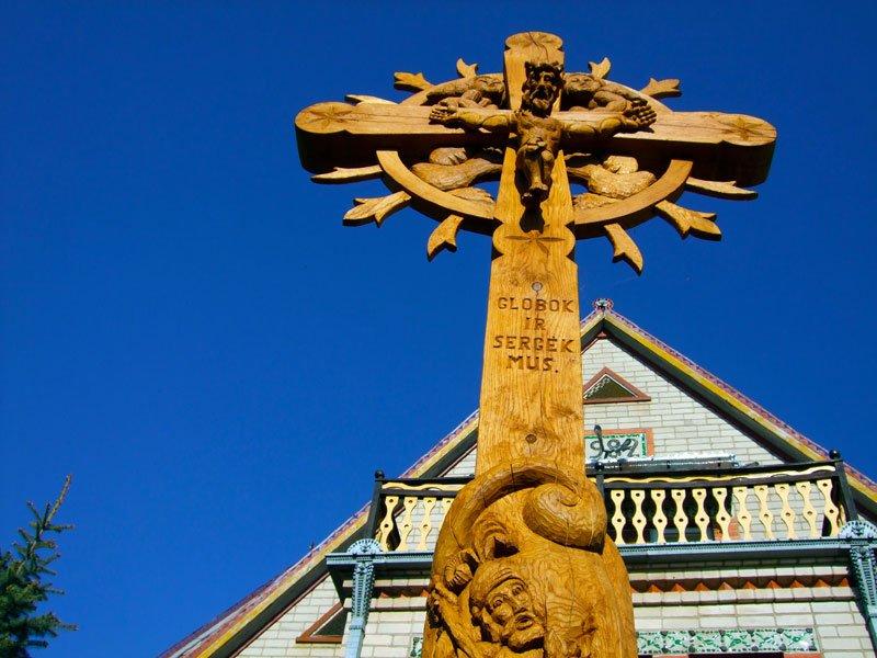 Vilkijos kaime, Sasnauskų kryžius